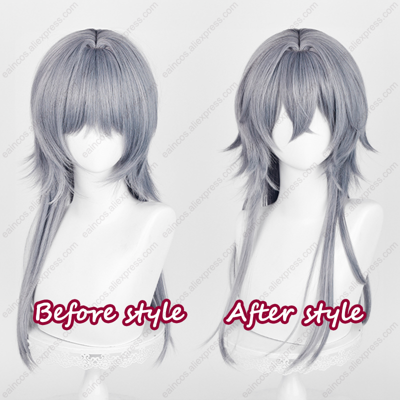 Arknights Logos Cosplay Wig 62 - Anime Cosplay Blue Hair review and price
