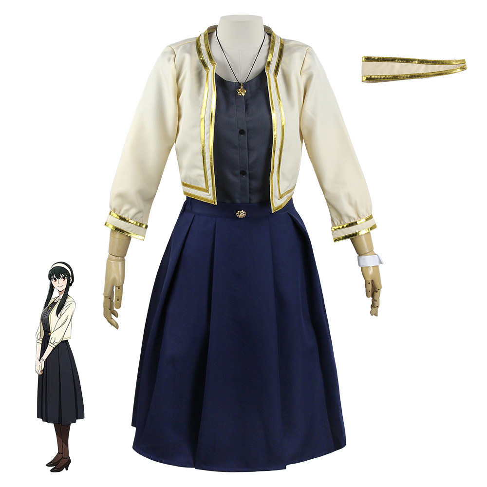 Anime spy x family Yor Forger  - Anime Cosplay Blue Hair review and price