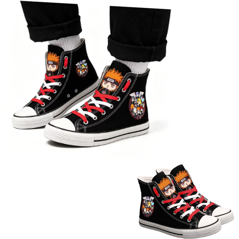 Naruto Uzumaki High-Top Canvas - Anime Cosplay Idea review and price