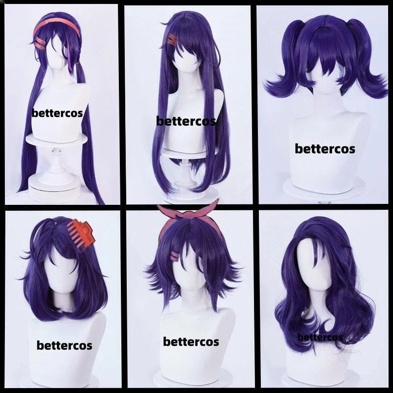 w,3;d'6.c\f/New7 Styles Game M - Anime Cosplay Blue Hair review and price
