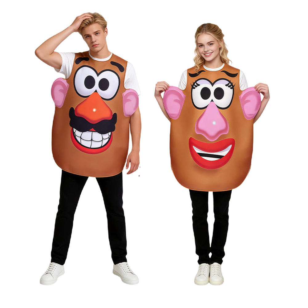Potato Head Costume Mr. and Mr - Anime Cosplay Couple review and price